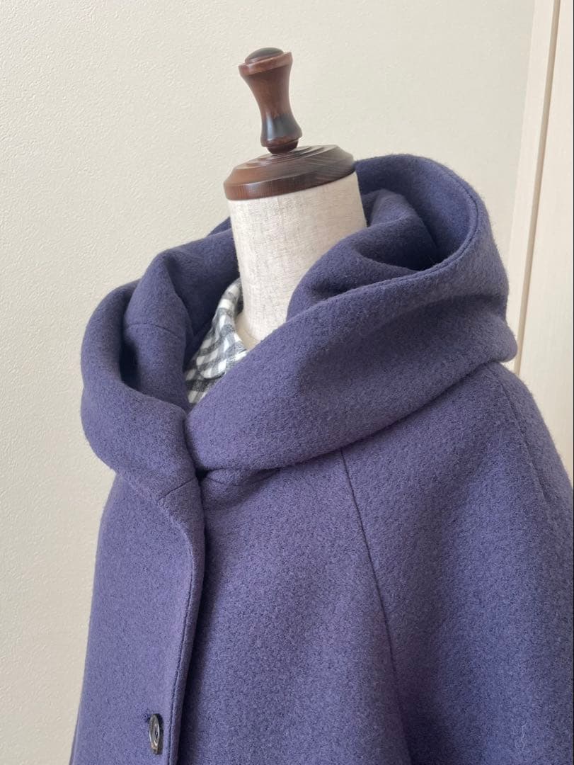 Basco/バスコ】ラベンダー色のチャリカコート 圧縮ウール - メルカリ