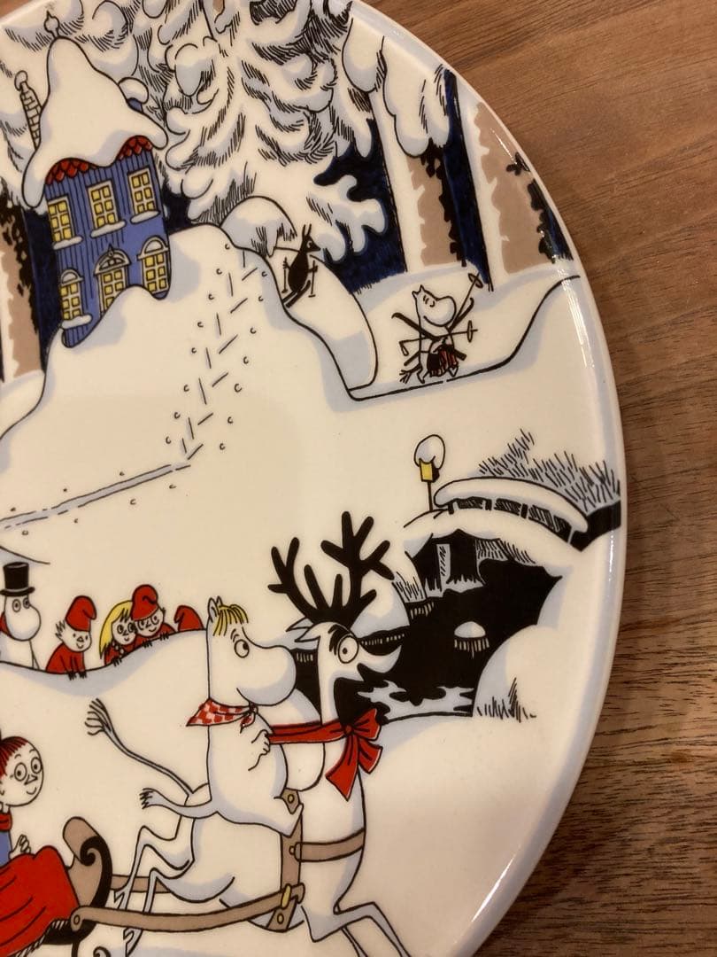 ARABIA アラビア ムーミン クリスマスプレート 飾り皿 絵皿 MOOMIN