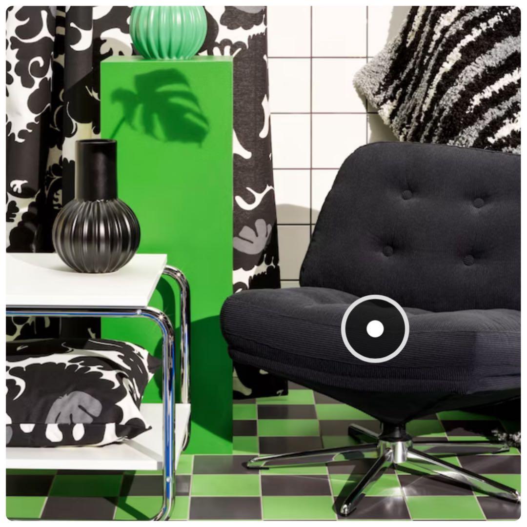 ｛《新品▲未開封》}IKEA ディヴリンゲ ソファ 回転パーソナルチェア 椅子