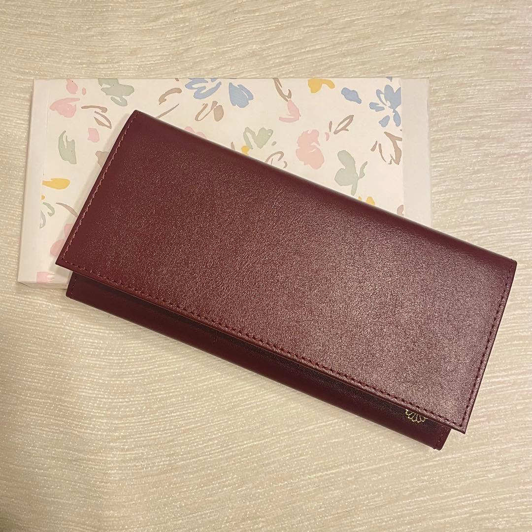 k*k様 【新品未使用】皇居 長財布 特製長財布 バーガンディ 赤 えんじ