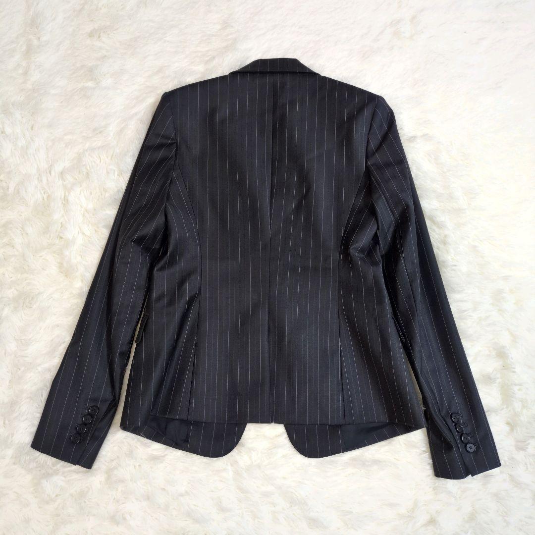 セオリー セットアップ スーツ パンツ ストライプ ブラック 現行 GABE