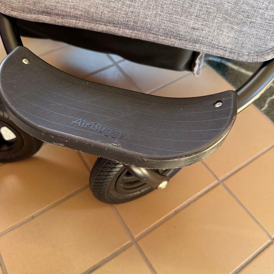 エアバギーココダブルEX フロムバース アースグレイ レインカバー未使用