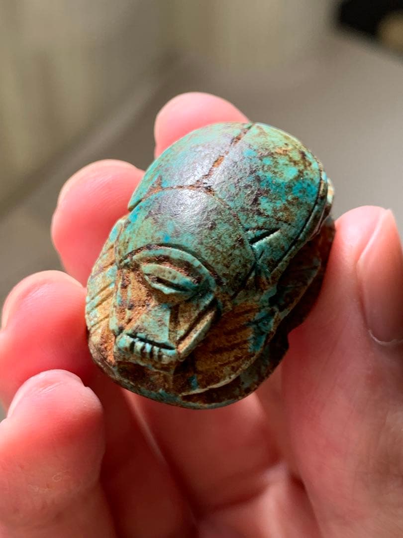 古代エジプト 副葬品 スカラベ ファイアン ガンダーラ ウシャブティ