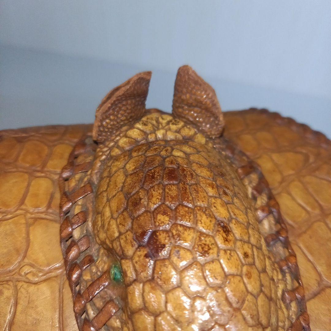 アルマジロ ショルダーバッグ 革 センザンコウ ポーチ ヴィンテージ