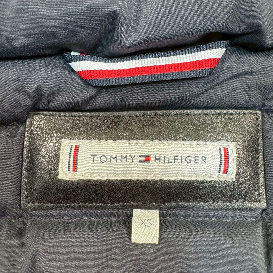 極美品✨ トミーヒルフィガー ロングダウンコート ゴールド金具 XS