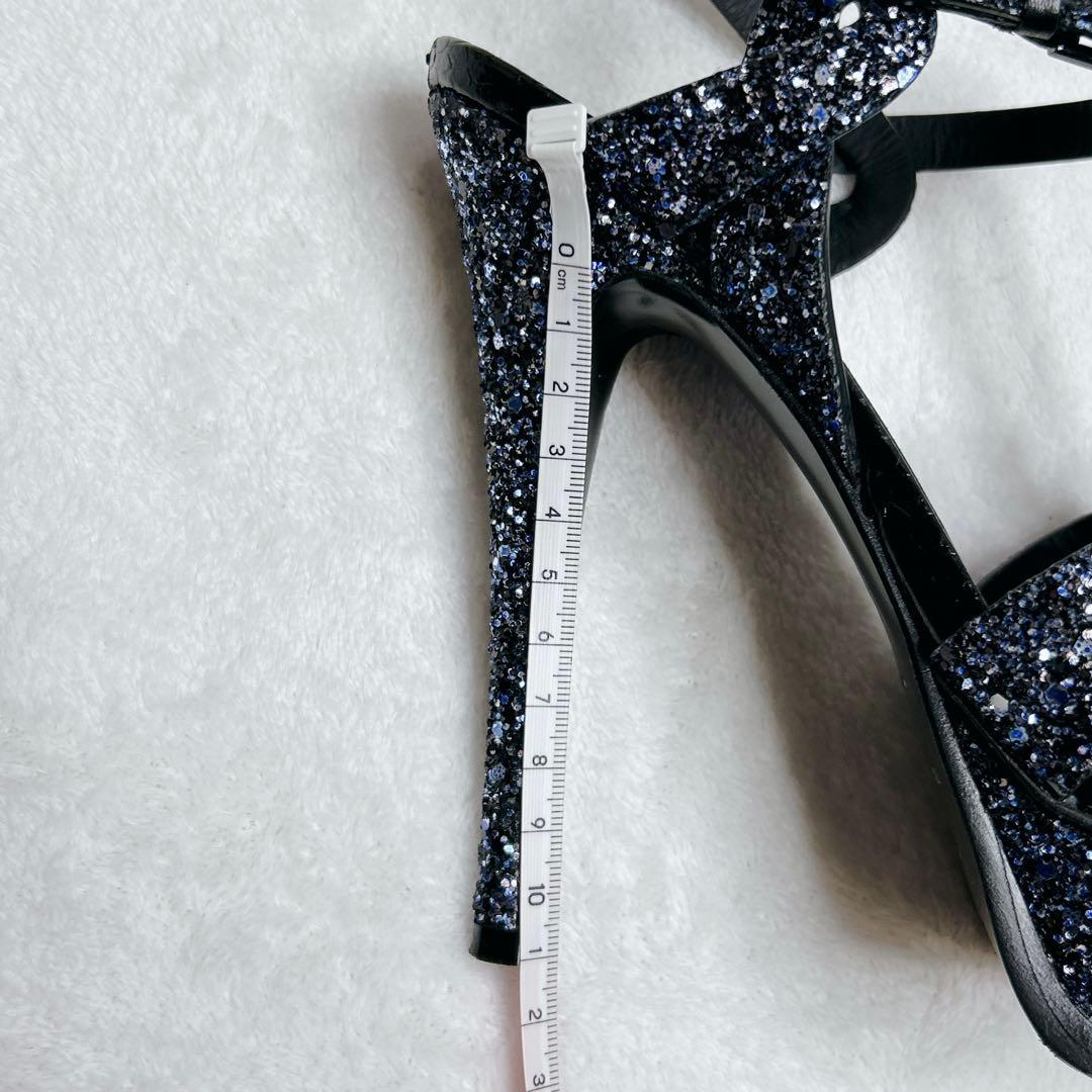 希少✨️ サンローラン サンダル トリビュート ラメ グリッター スパンコール
