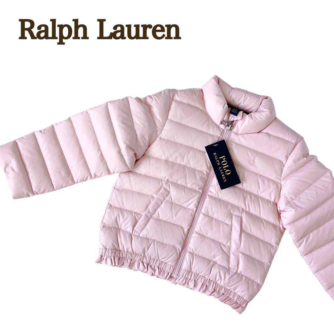 新品】Ralph Lauren ピンクダウンコート 3T ラルフローレン - メルカリ