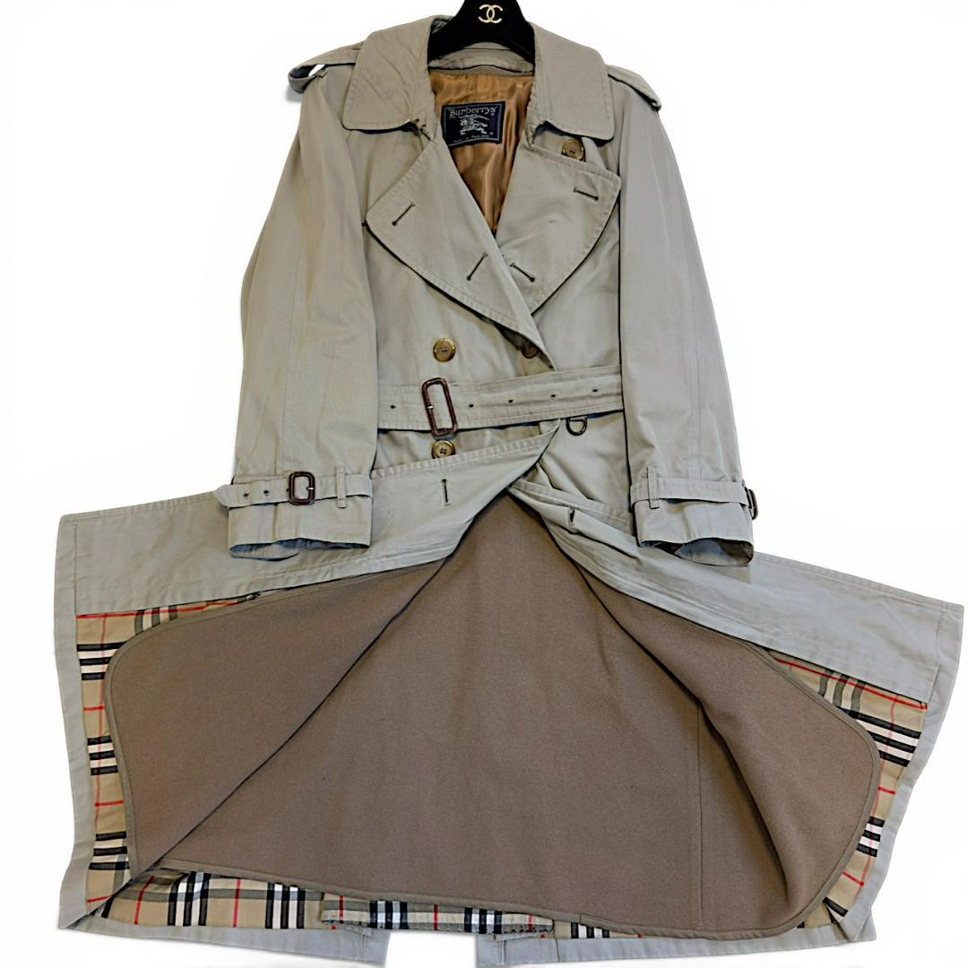 BURBERRY ノバチェック 腰ベルト ライナー コットン トレンチコート