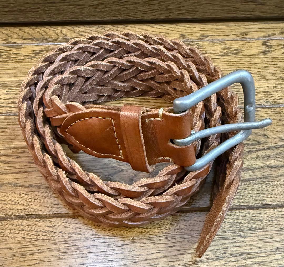 Whitehouse Cox ホワイトハウスコックス レザーメッシュベルト - メルカリ