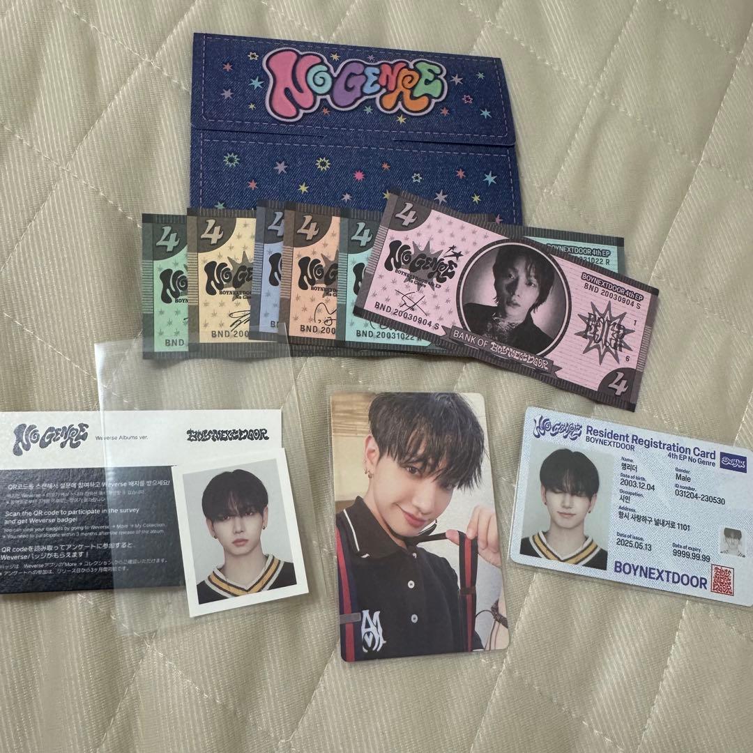 BOYNEXTDOOR ボネクド ジェヒョン No Genre Weverse盤 - メルカリ