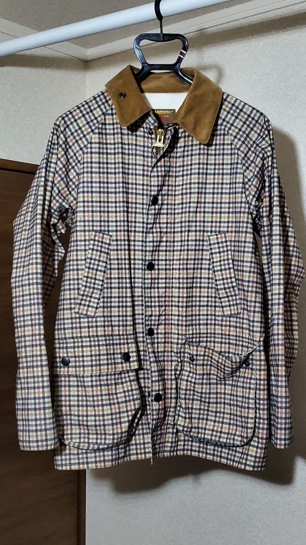 BARBOUR】【BEDALE】チェック柄ナイロンジャケット 🎗