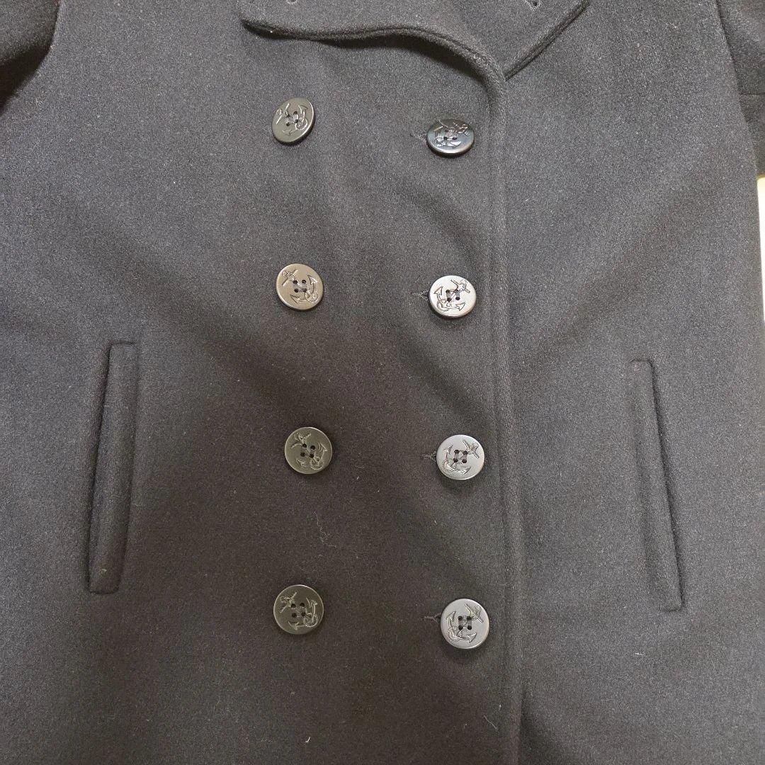 新品同様 USA製 schott U.S.740N ピーコート 42 XL 黒