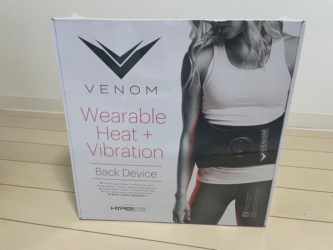 Hyperice温熱+振動のリカバリーツール VENOM BACK (腰用) 温熱+振動療法 VENOM BACK ベノム バック(腰用) HYPERICE｜の通販は