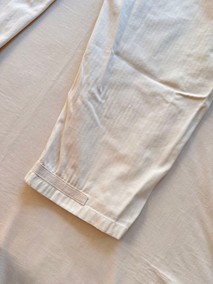 Nigel Cabourn LYBROオーバーオール ヘリンボーン 52 白 - メルカリ