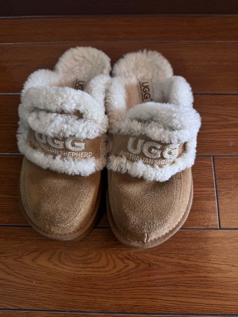UGG ムートンサンダル/スリッパ 23.5〜24.5cm目安 楽天市場】ugg サンダル レディース 好評 スリッパ ファー アグ 内ボア