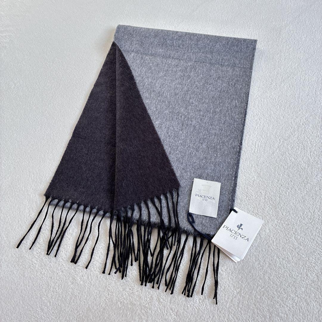 PIACENZA ピアチェンツァ リバーシブルマフラー　シルク　カシミヤ PIACENZA（ピアチェンツァ） PIACENZA【ピアチェンツァ】リバーシブル