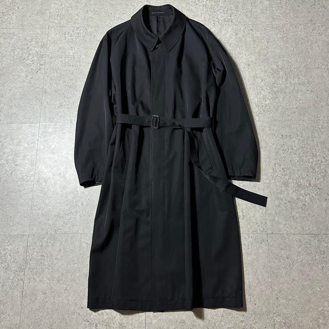 10AW 美品 Y's for men 黒 ウール ロング ステンカラー コート STAFF STYLING｜THE SHOP YOHJI YAMAMOTO