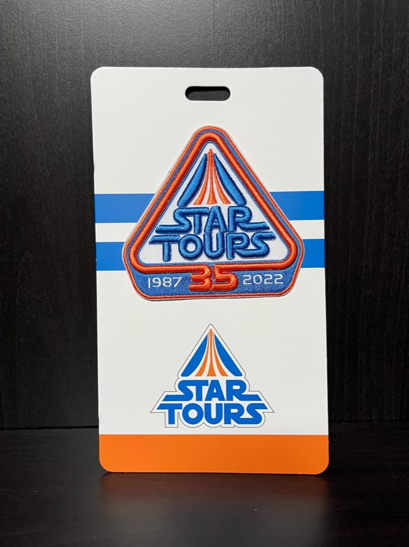 ア*ャ様 ディズニーランド　スター・ツアーズ35周年パッチ(ワッペン) スター・ウォーズ スターツアーズ 35周年記念 1987－2022