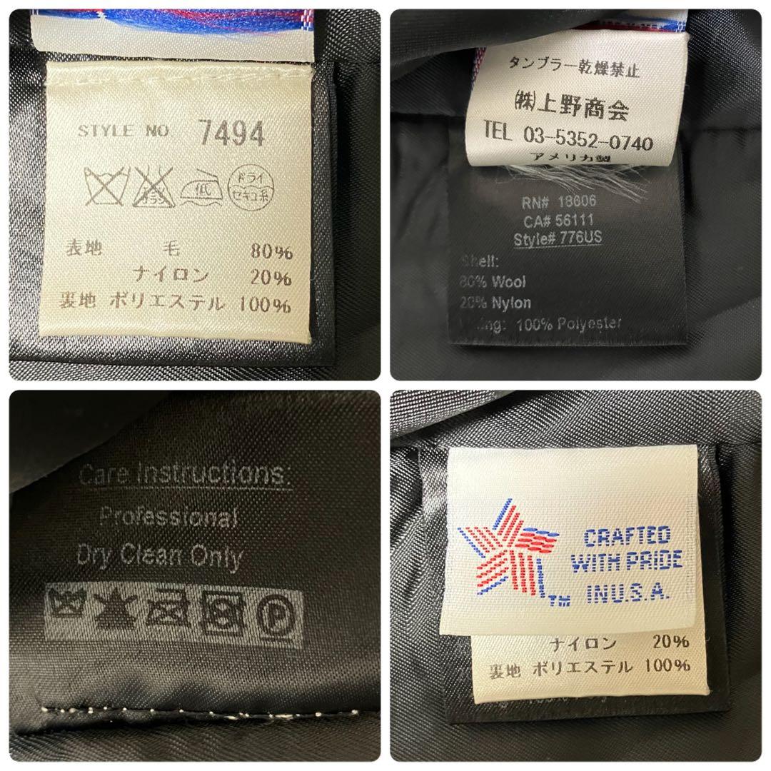 ショット ピーコート シングル USA製 U.S.740N ウール 黒 M〜L