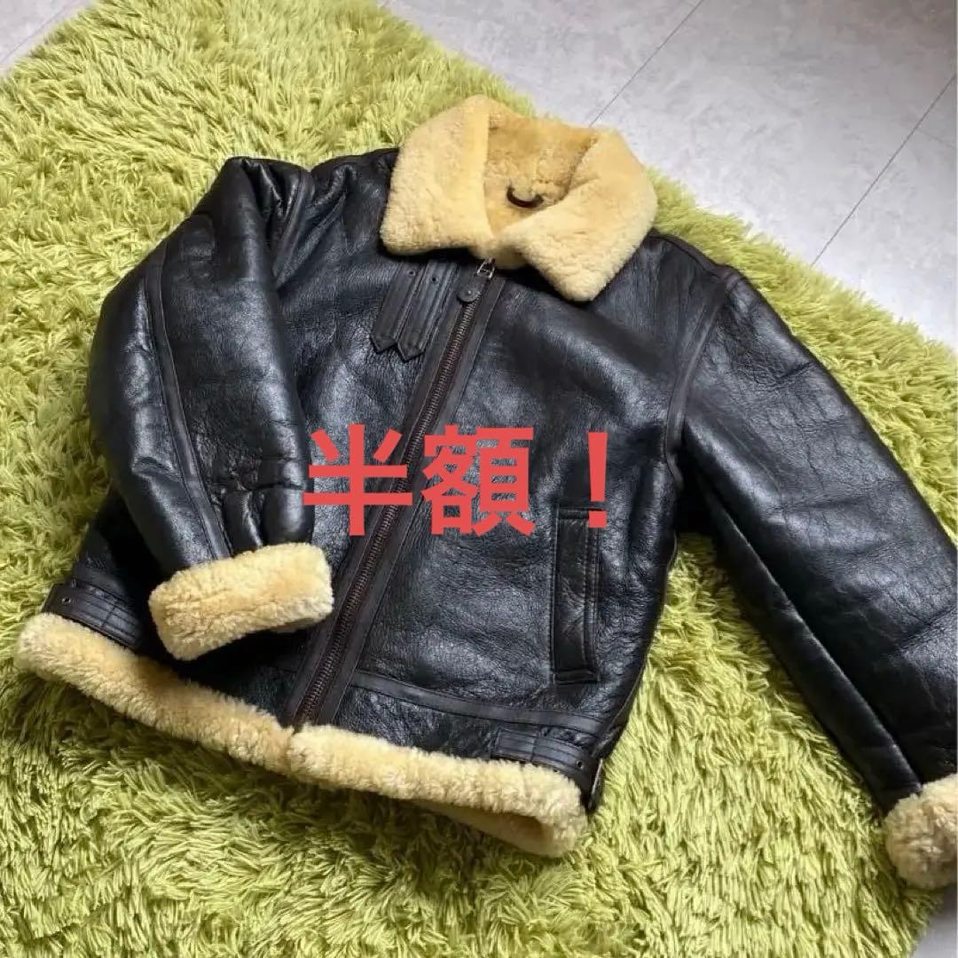 vintage B-3 ムートンフライトジャケット 山田蓮 - メルカリ