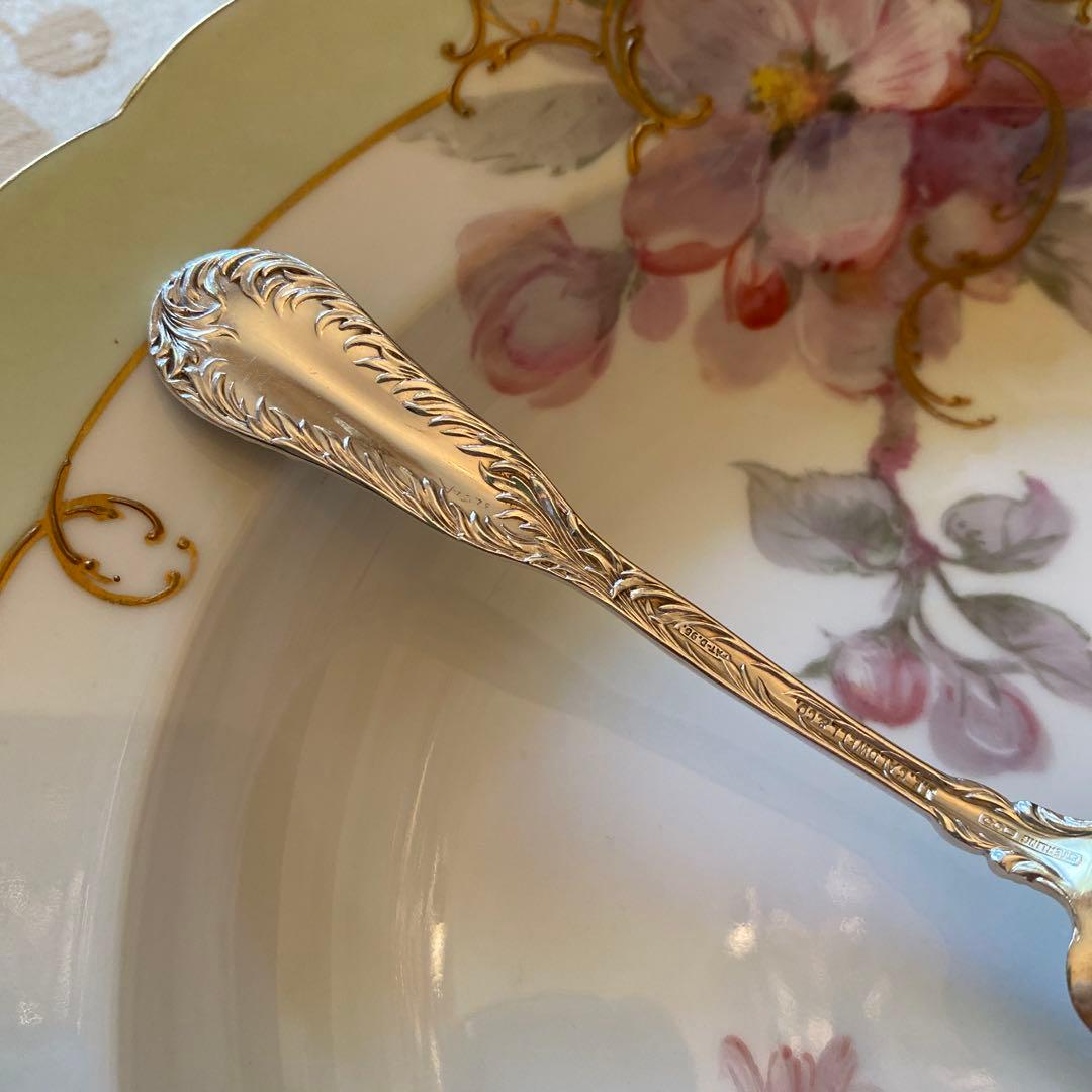 【Gorham／Dominick&Haff】純銀／アイスクリームスプーン 各２本