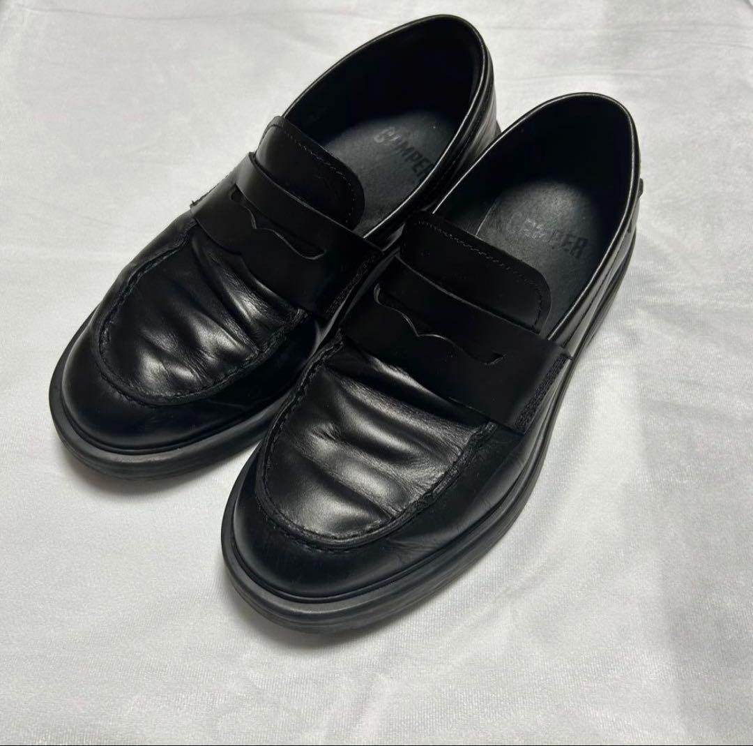 【最終値下げ】CAMPER Dean ブラック ローファー 40 最終値下げ】CAMPER Dean ブラック ローファー 40 - メルカリ