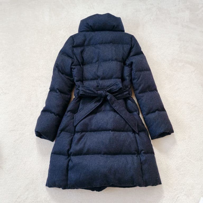 美品✨シップス 高級 シルク カシミヤ ショールカラー ダウンコート M