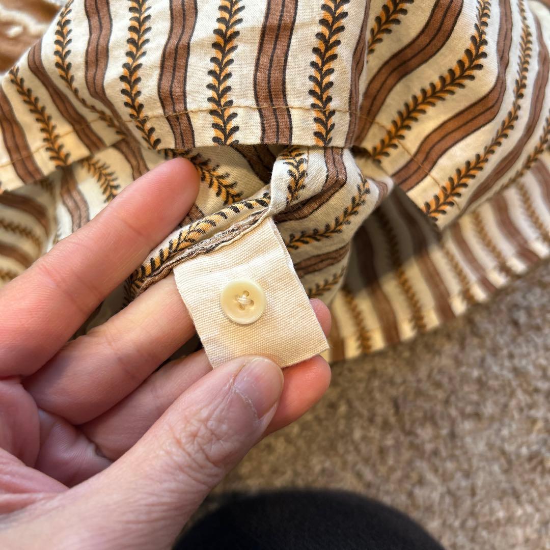 Apolinaストライプ刺繍ワンピース 2-3y - メルカリ