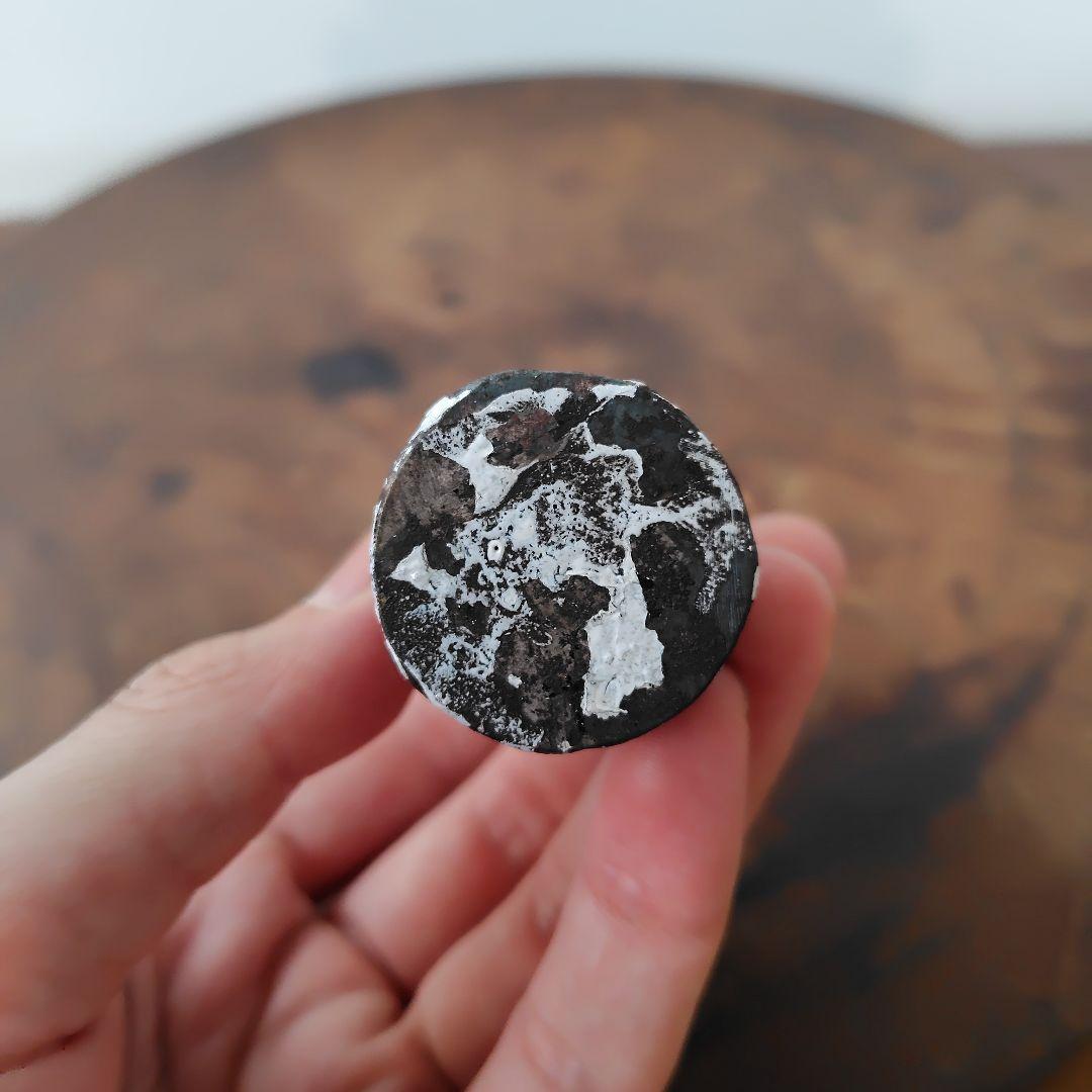 大山求さん　作品　2点セット　作家　鉄 皿　一輪挿し