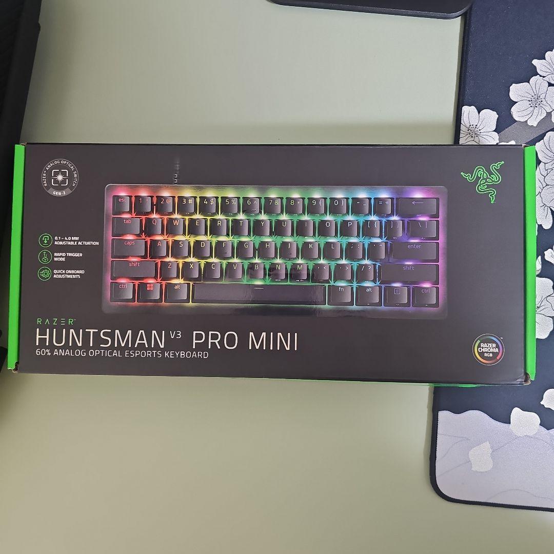 Razer Huntsman V3 Pro Mini 日本語配列 ゲーミングキーボード(ラピッドトリガー対応) Huntsman V3 Pro Mini