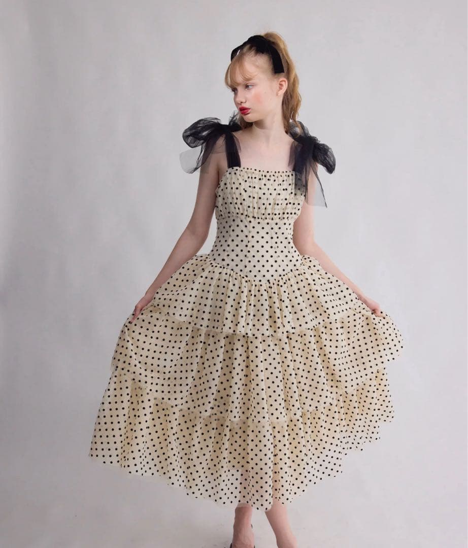 ワンピース \"Ballerina\"ribbon tulle dot dress Shop | PDF | Business