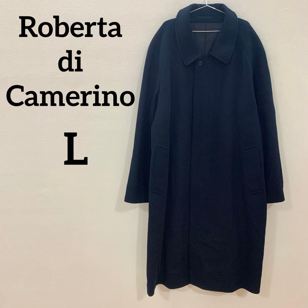 Roberta di Camerinoカシミヤ100% ロングコートステンカラー - メルカリ