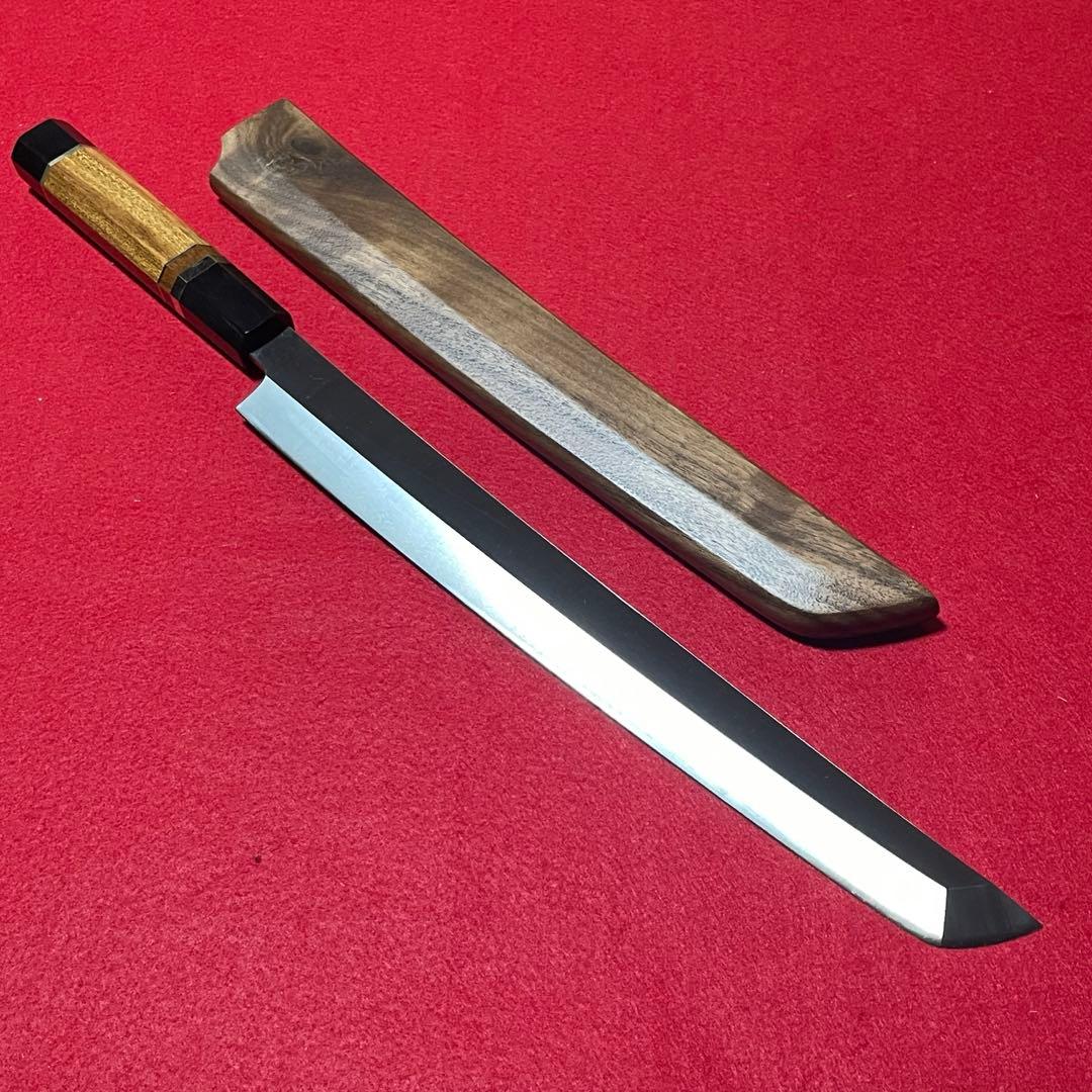 先丸柳刃 本焼 八角柄 - メルカリ