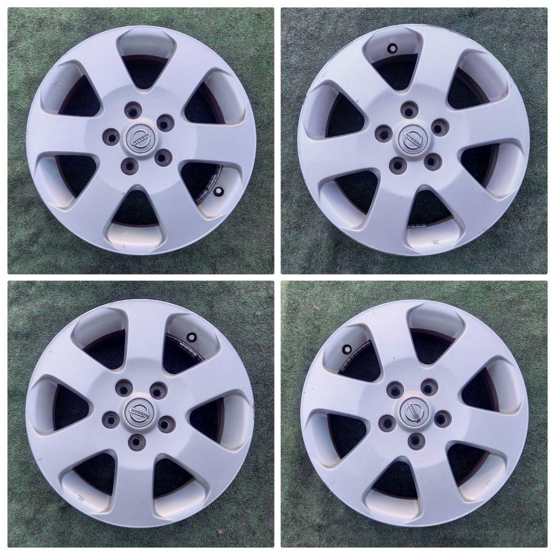 日産 セレナC25系 純正アルミホイール PCD114.3 5穴 +45 4本 - メルカリ