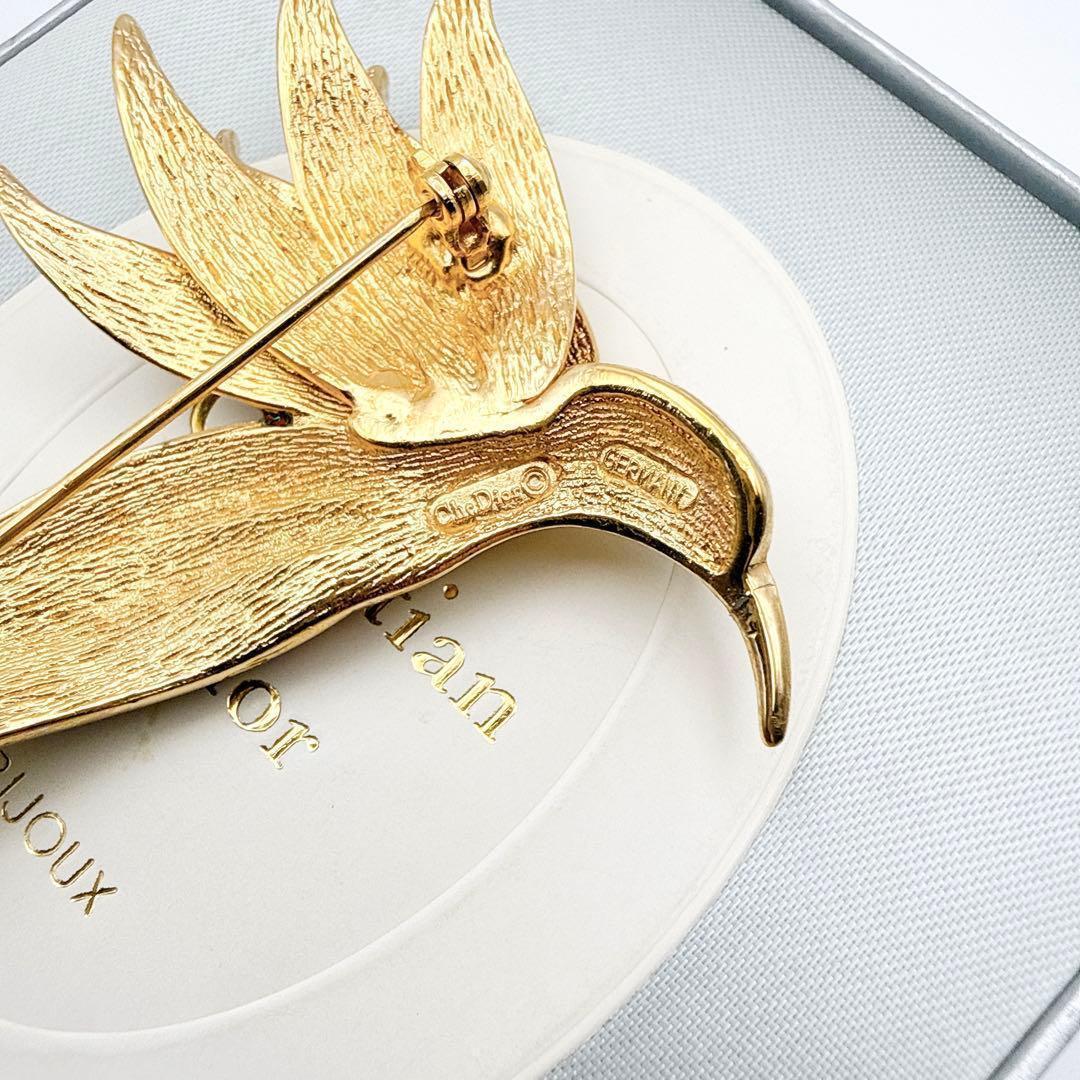 2924 保存箱付き✨Dior ブローチ CD ロゴ 希少 刻印 - メルカリ