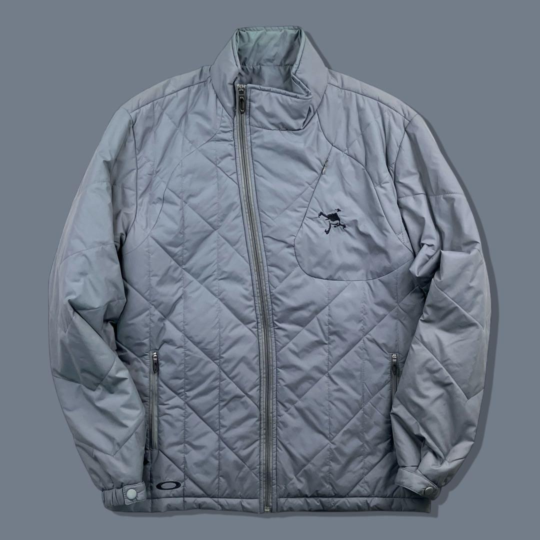 00s Y2K Oakleyオークリー アシメントリーキルティング中綿ジャケット