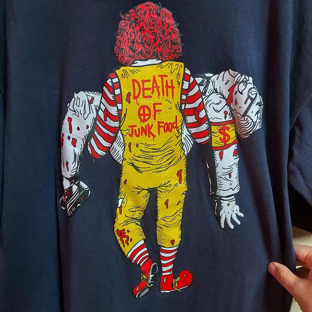 パロディ Tシャツ マクドナルド ドナルド ケンタッキー カーネル 古着