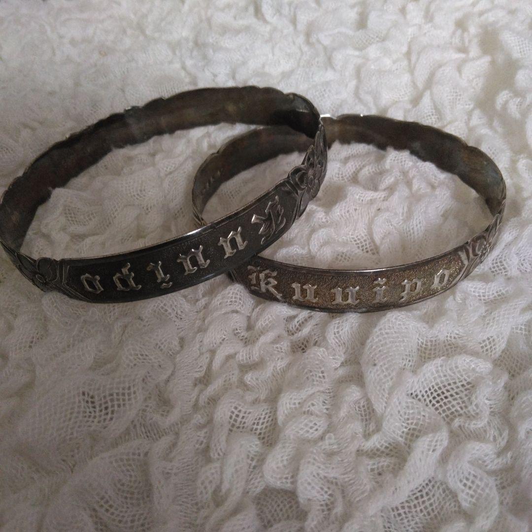 ハワイアン ブレスレット925シルバー ヴィンテージ風ブレスレット ALOHA MANA（アロハマナ） ハワイアンジュエリー ブレスレット メンズ