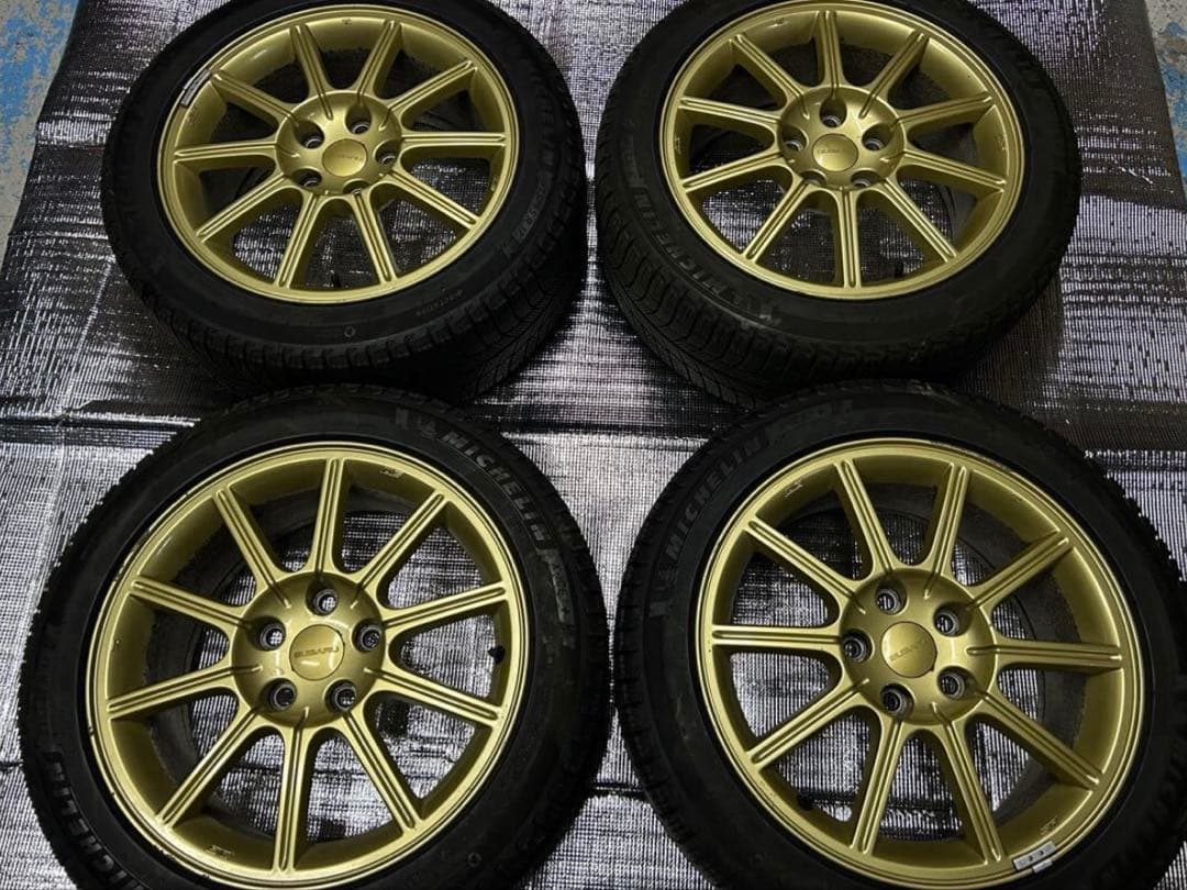 スバル インプレッサ WRX STI 純正 17インチホイール 4本セット - メルカリ
