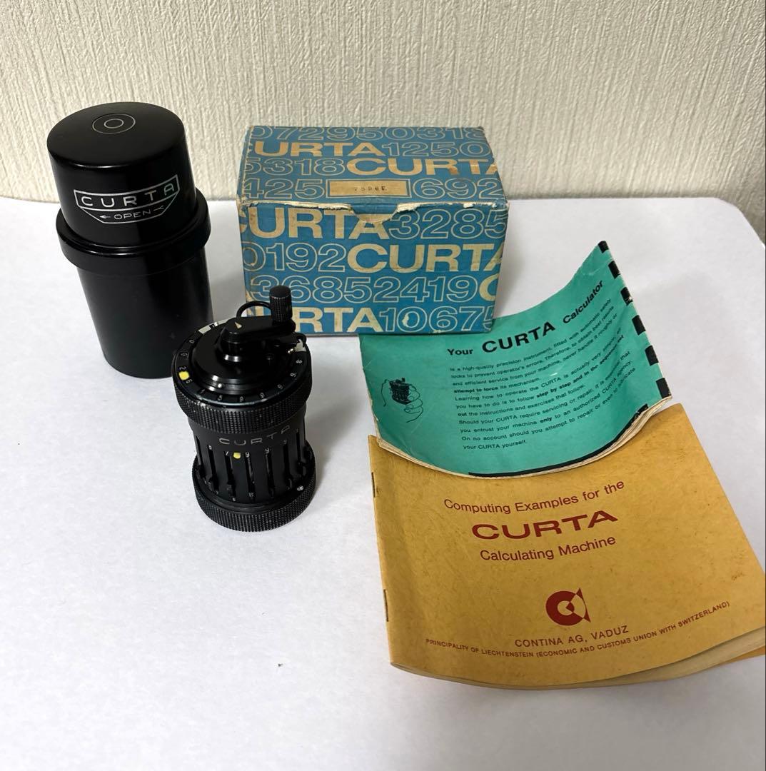 希少品】Curta Type I メカニカル計算機 ケース、説明書付き - メルカリ