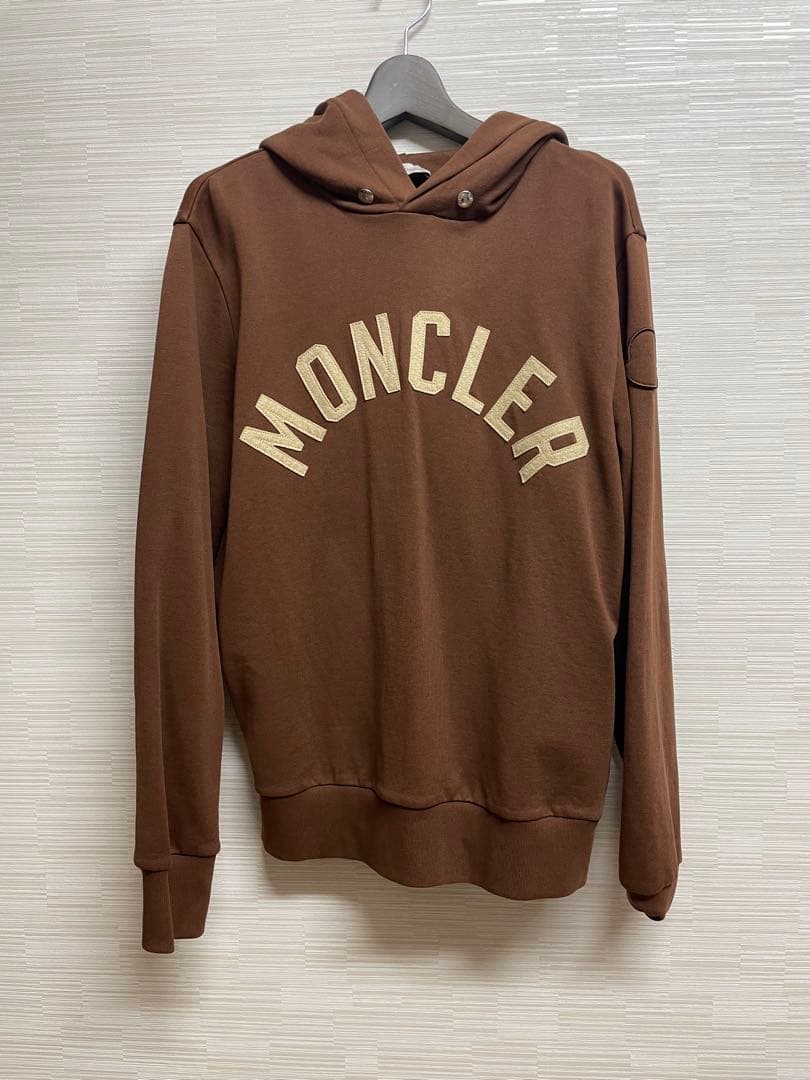 MONCLER モンクレールブラウン フード付きパーカー サイズM - メルカリ