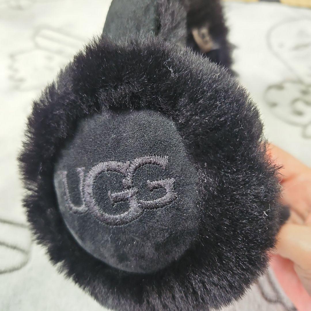 ugg イヤーマフラー　ブラック UGG（アグ） イヤーマフ 耳当て イヤーウォーマー イヤーマフラー