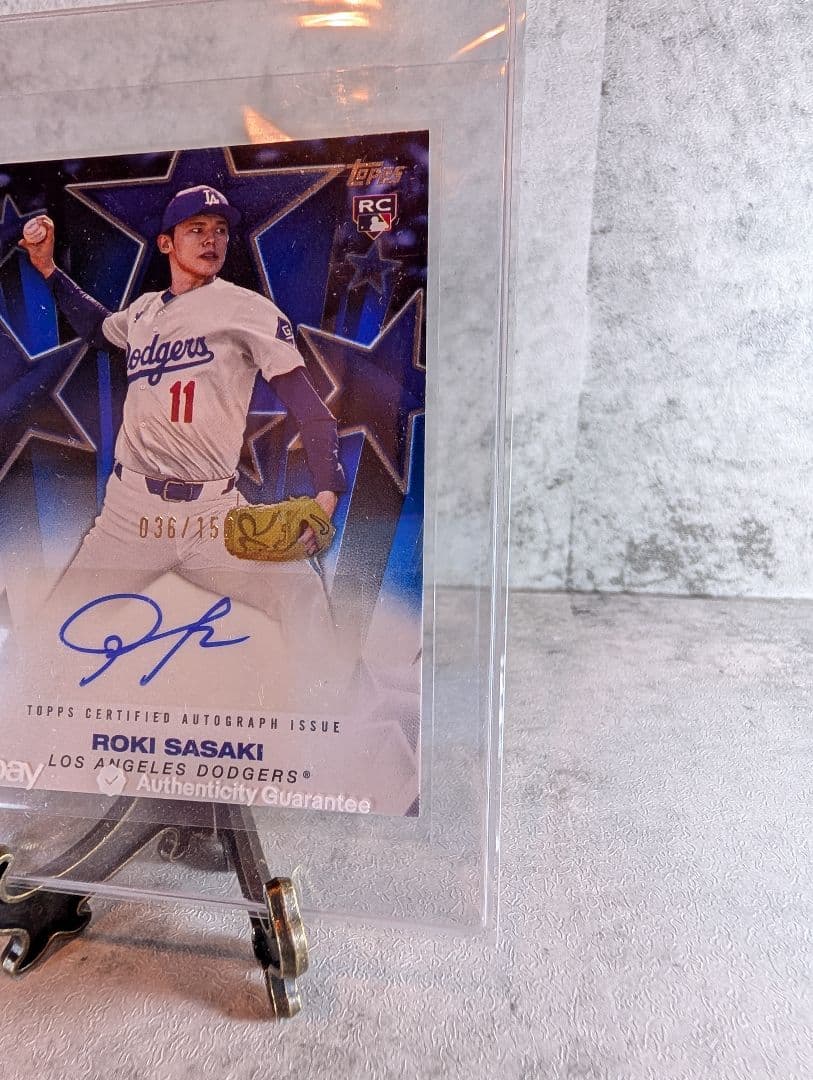 150枚限定】佐々木朗希 直筆サイン 2025 Topps RC ドジャース - メルカリ