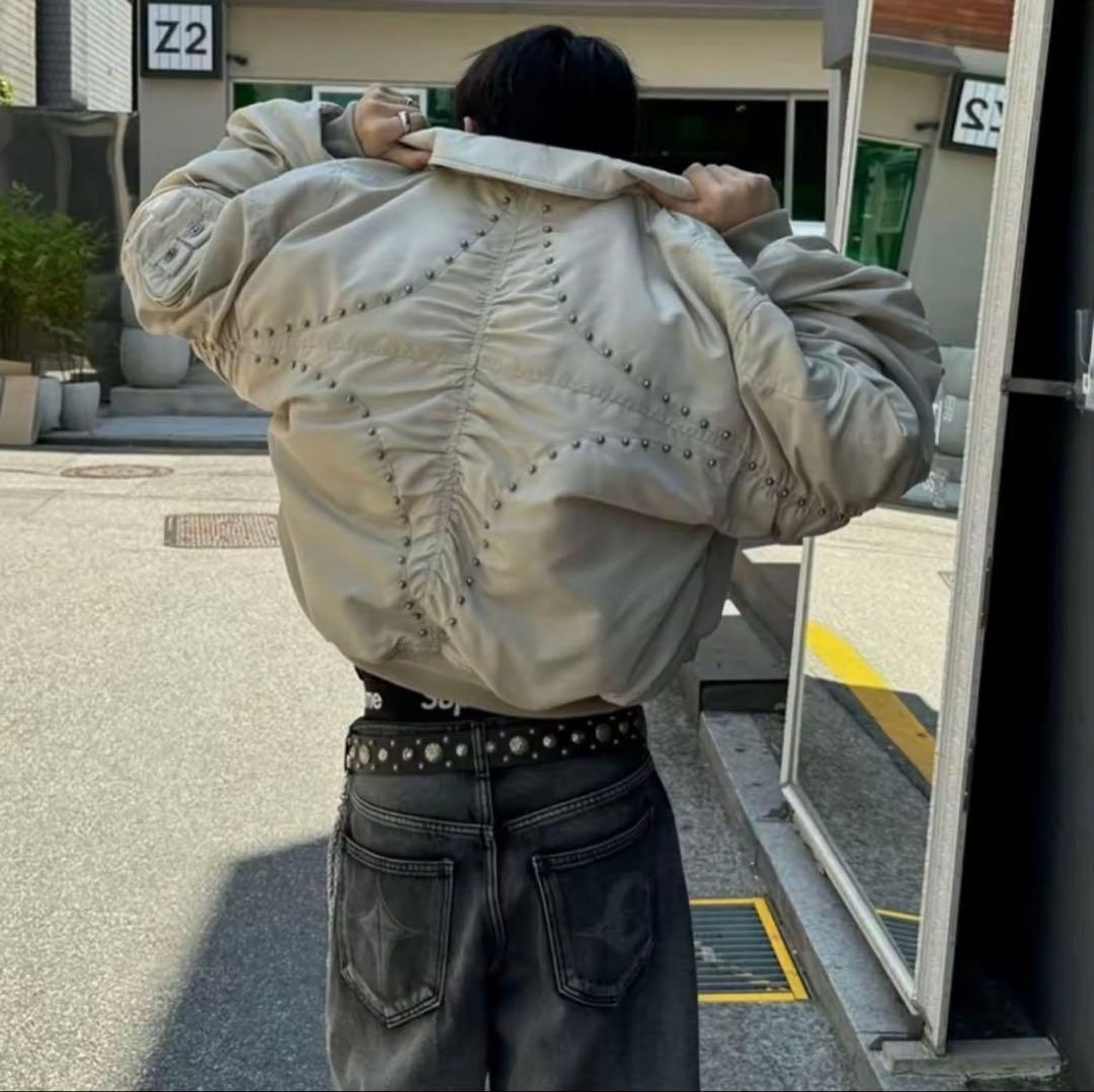 thug club サグクラブ 短丈 MA-1 フライトジャケット thug club サグクラブ 短丈 MA-1 フライトジャケット - メルカリ