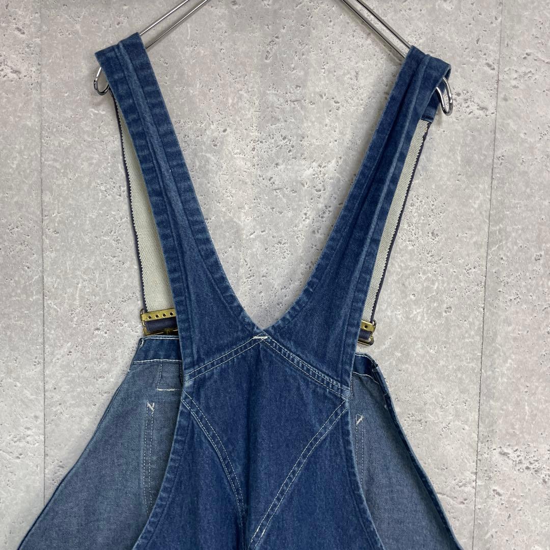 カーハート デニムオーバーオール ペインター ビックサイズ極太W52 L30