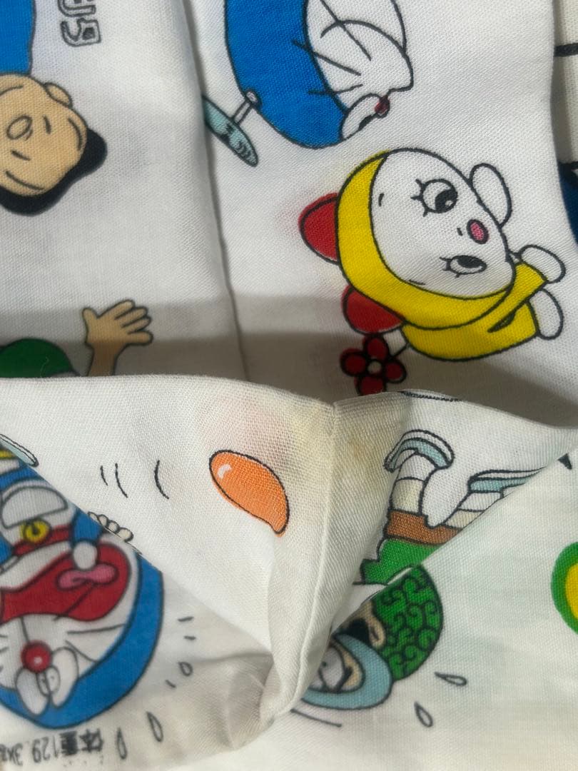 超レア品☆約50年前？ドラえもん 枕カバー 難あり昭和レトロ 藤子