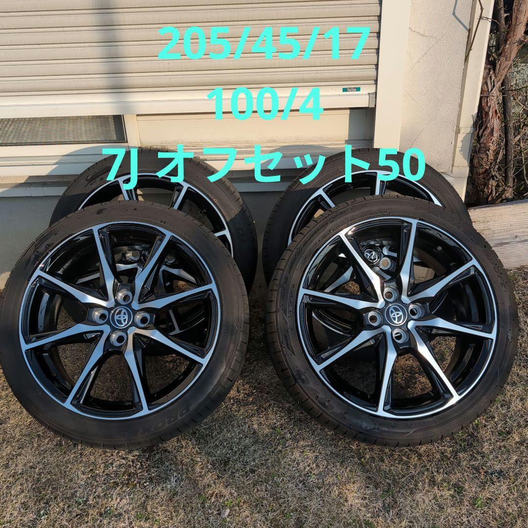 トヨタ 純正 GR アクア 17インチ 7j 100-4H オフセット50 - メルカリ