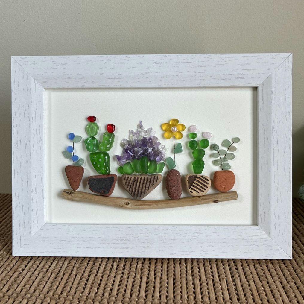 No.134 シーグラスアート - メルカリ