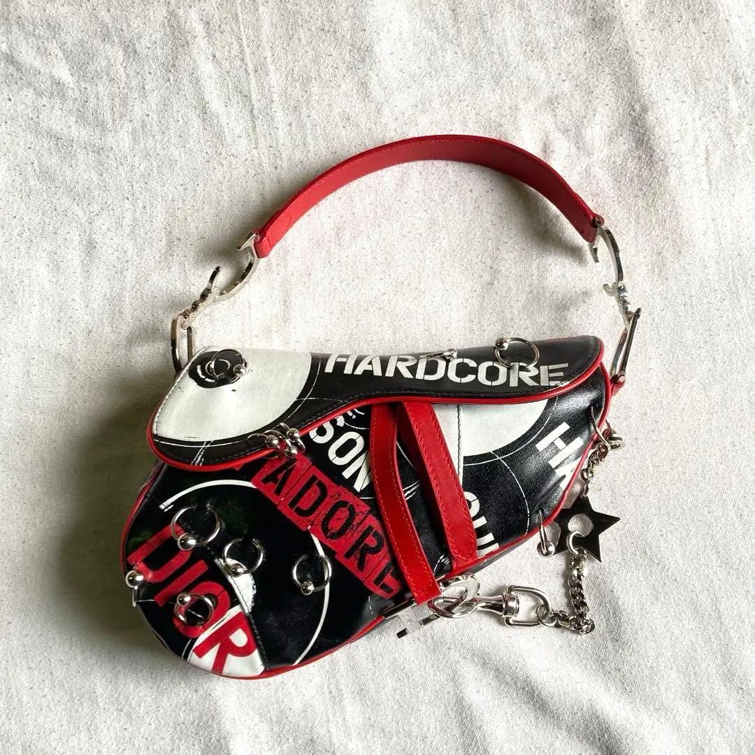 クリスチャンディオール ジョン・ガリアーノ ハードコア サドルバッグ