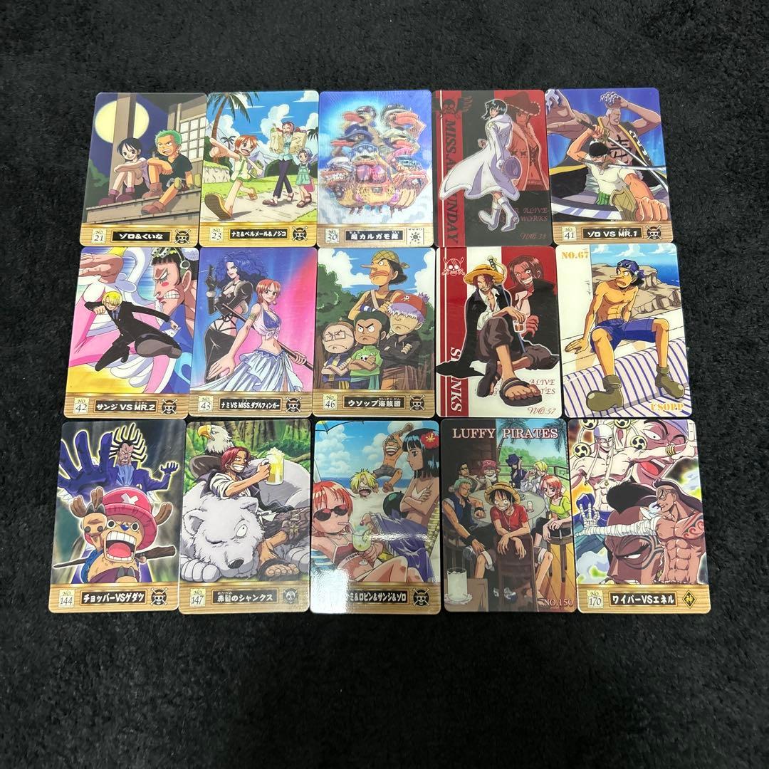 ワンピース one piece 海賊王グミ カード セット - メルカリ